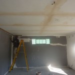 Skimming Ceiling & Cornicing - Before
